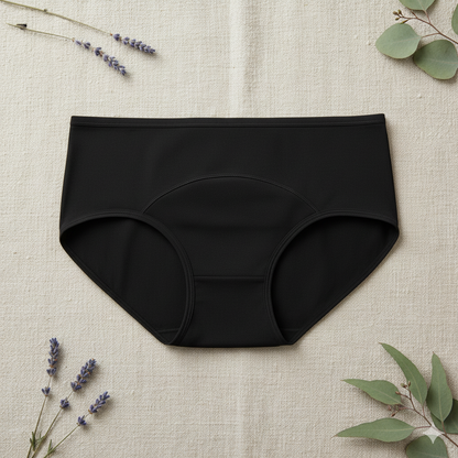 Culotte menstruelle Elia Noir Flux très abondant Loonéa Protect Loonéa