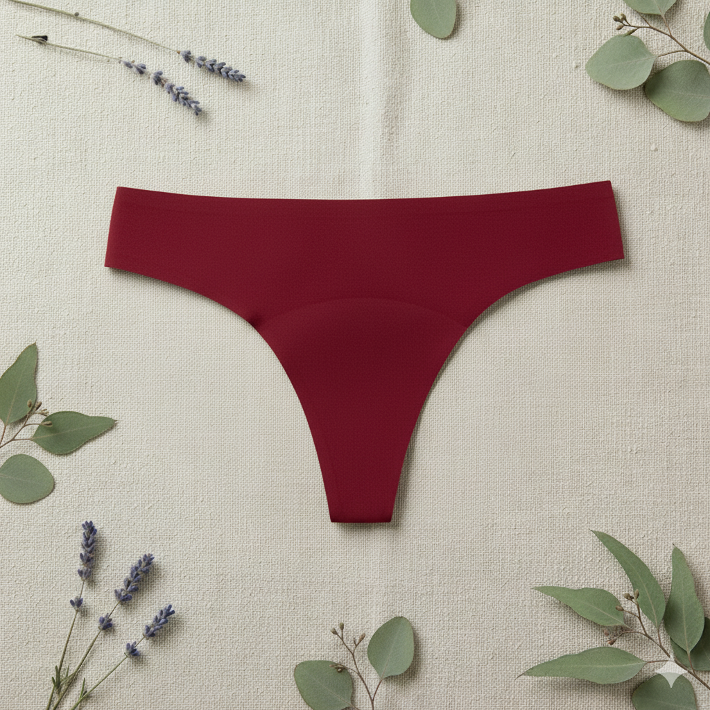 Tanga menstruelle Gaïa Noir Flux abondant Loonéa Protect Loonéa