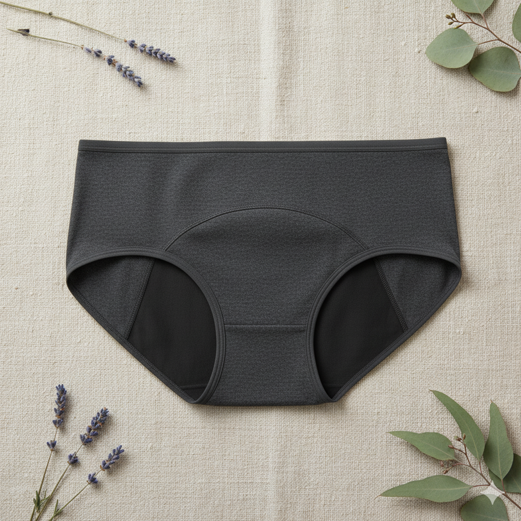 Culotte menstruelle Elia Noir Flux très abondant Loonéa Protect Loonéa